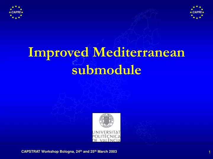 improved mediterranean submodule