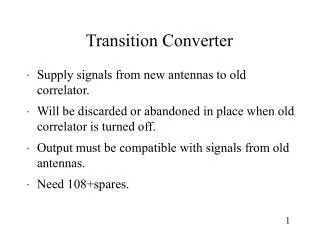 Transition Converter