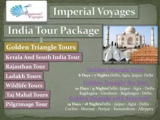 Travel Agents in India offers Best Holiday Packages