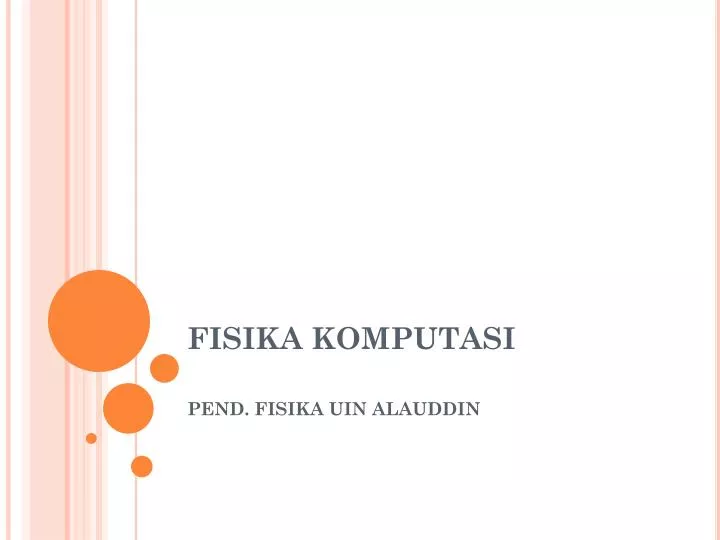 fisika komputasi