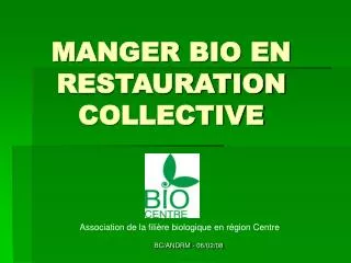 manger bio en restauration collective