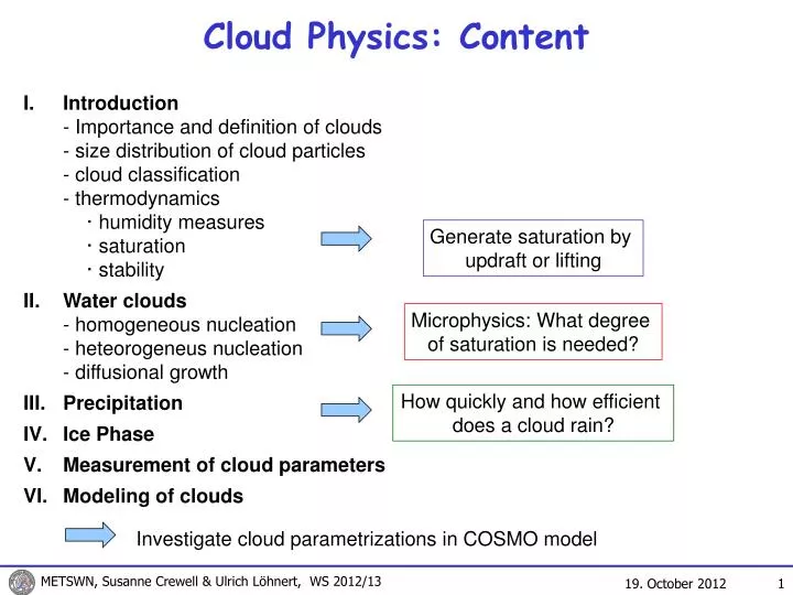 cloud physics content