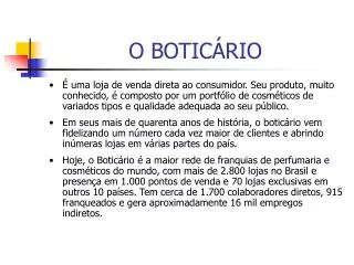 o botic rio