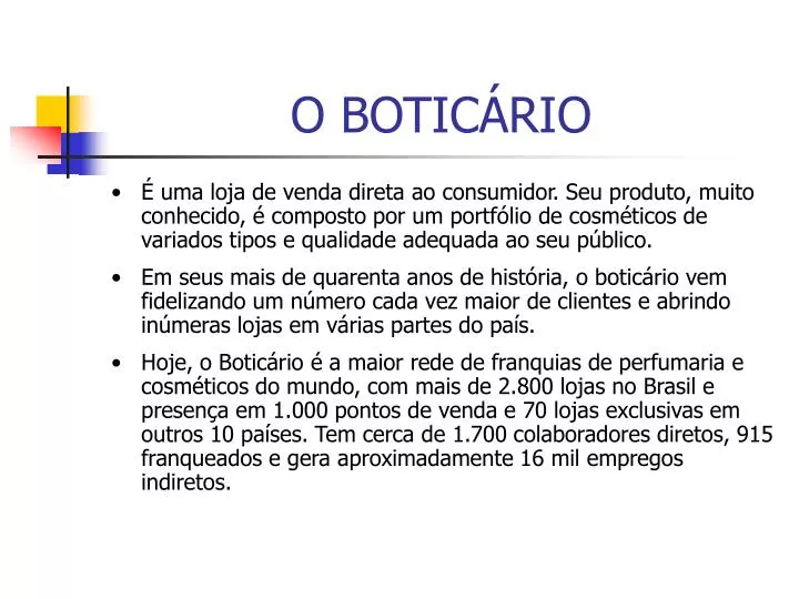 o botic rio