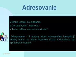adresovanie