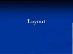 Layout - slide 1