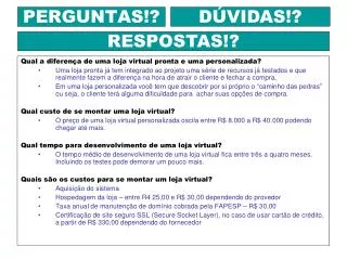 perguntas