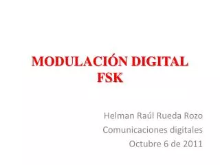 modulaci n digital fsk