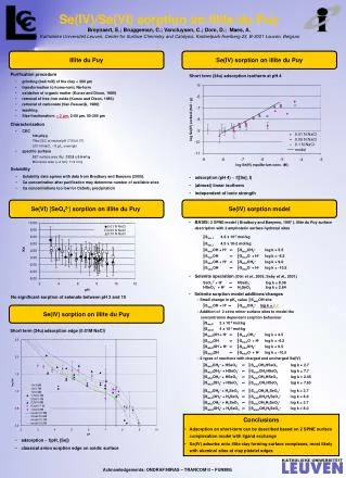 Se(IV)/Se(VI) sorption on illite du Puy