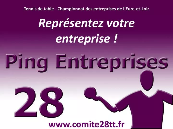 tennis de table championnat des entreprises de l eure et loir repr sentez votre entreprise