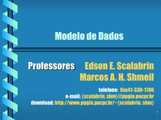 modelo de dados