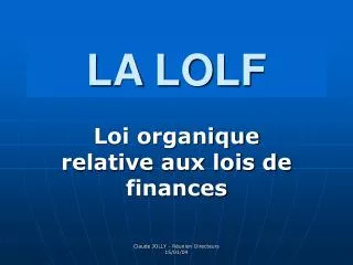 la lolf