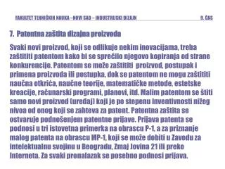 fakultet tehni kih nauka novi sad industrijski dizajn 9 as