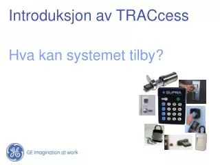 introduksjon av traccess