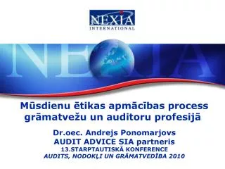 m sdienu tikas apm c bas process gr matve u un auditoru profesij