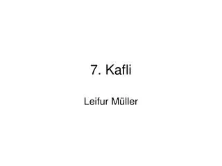 7 kafli