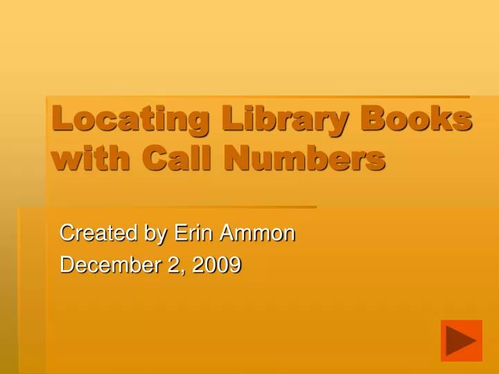 locating library books with call numbers