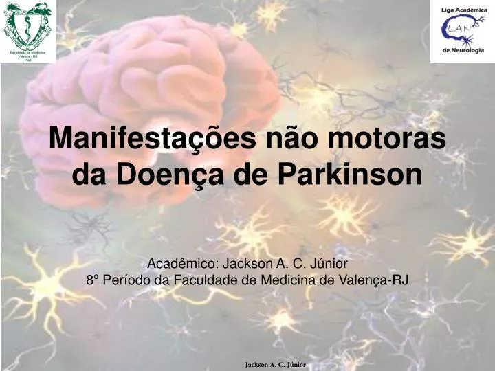 manifesta es n o motoras da doen a de parkinson