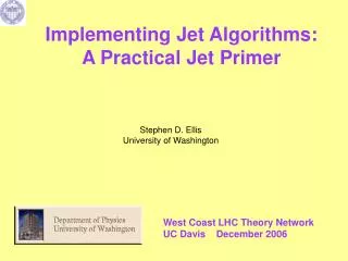 Implementing Jet Algorithms: A Practical Jet Primer