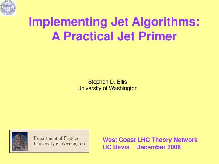 implementing jet algorithms a practical jet primer