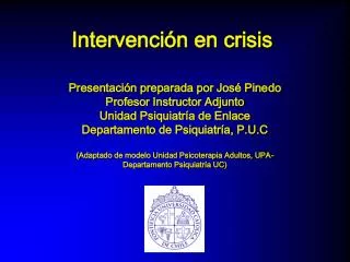intervenci n en crisis