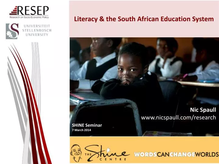 literacy the south african e ducation system