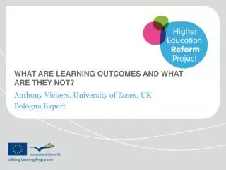 What are Learning Outcomes and What are they not ?