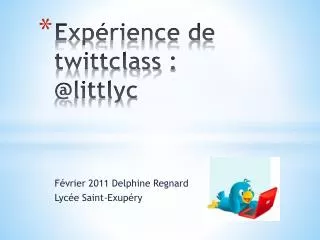 exp rience de twittclass @ littlyc