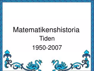 matematikenshistoria