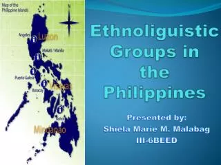 Ethnoliguistic Groups in the Philippines