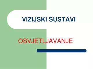 vizijski sustavi