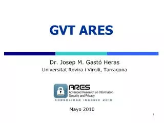 dr josep m gast heras universitat rovira i virgili tarragona