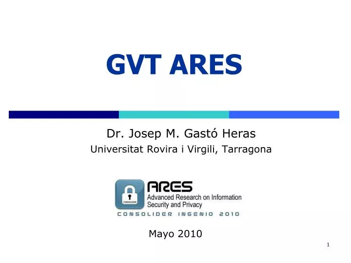 dr josep m gast heras universitat rovira i virgili tarragona