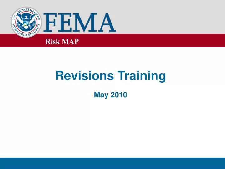 revisions training may 2010