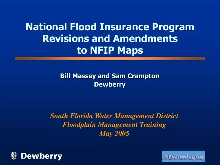 national flood insurance program revisions and amendments to nfip maps