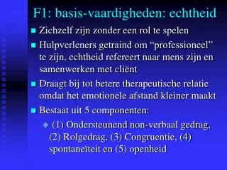 f1 basis vaardigheden echtheid