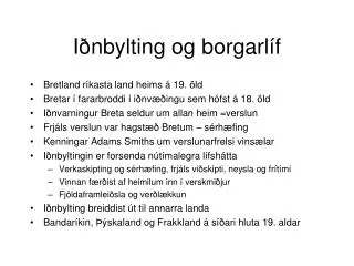 i nbylting og borgarl f