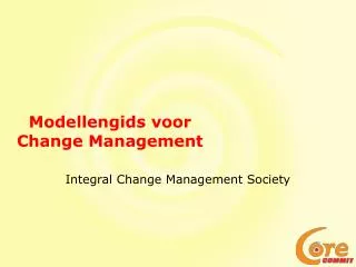 Modellengids voor Change Management