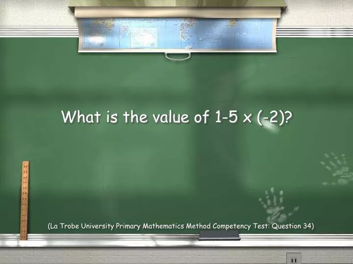 la trobe university primary mathematics method competency test question 34