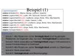 Beispiel (1) - slide 1