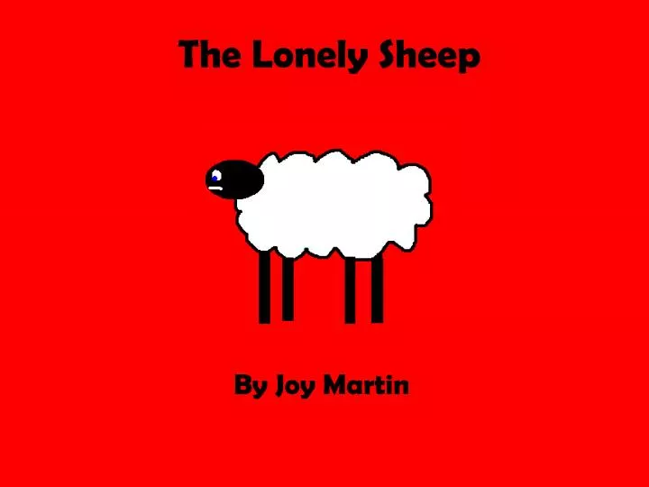 the lonely sheep