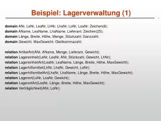 beispiel lagerverwaltung 1