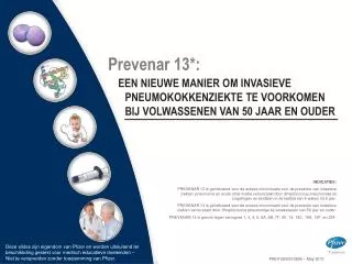 een nieuwe manier om invasieve pneumokokkenziekte te voorkomen bij volwassenen van 50 jaar en ouder