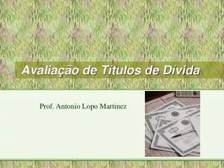 avalia o de t tulos de d vida