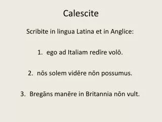 Calescite