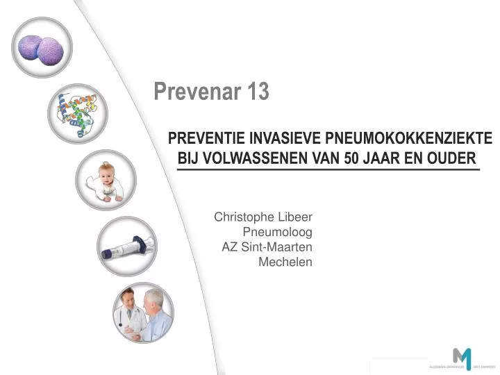 preventie invasieve pneumokokkenziekte bij volwassenen van 50 jaar en ouder