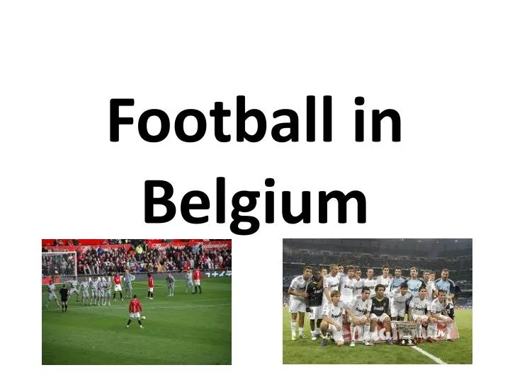 football in belgium