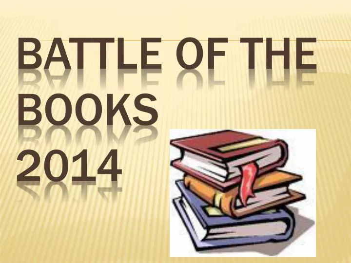 battle of the books 2014