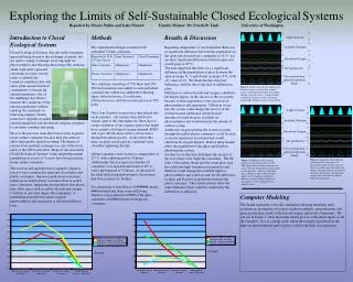 Exploring the Limits of Self-Sustainable Closed Ecological Systems