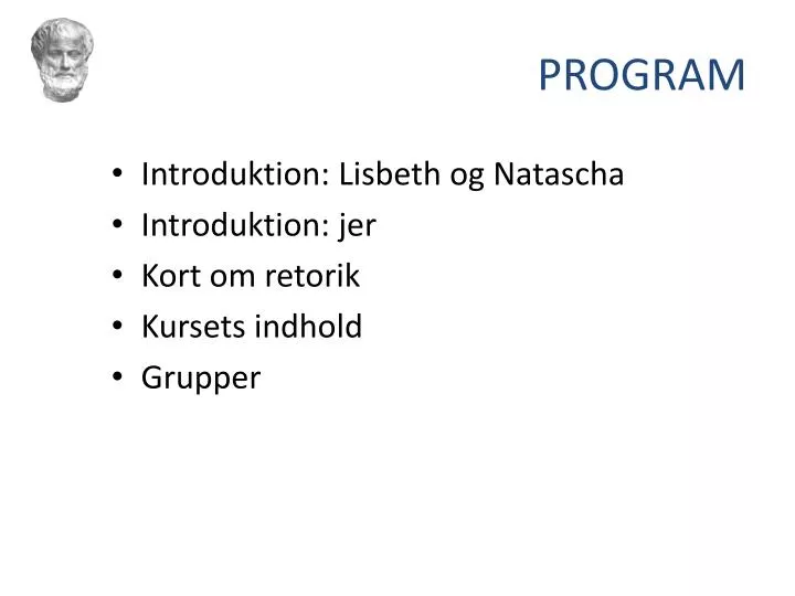 program